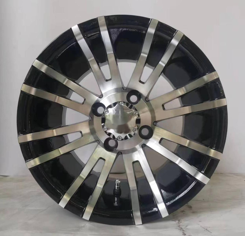 Velg Hitam Mengkilap Paduan Aluminium 12'' Untuk Kereta Golf Club Car, EZGO, YAMAHA