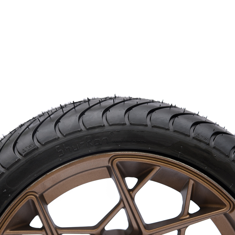 Kombinasi Roda dan Ban Golf Cart 14 Inci Bronze 225/30-14 4PLY Disetujui DOT