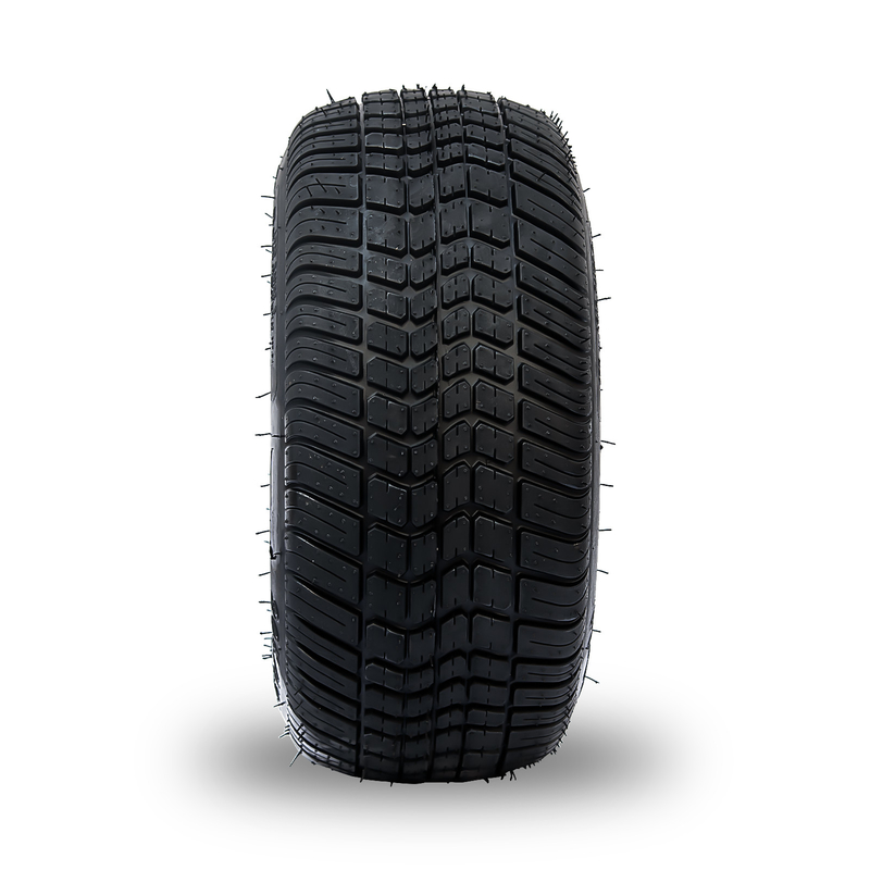 10' Golf Cart Rim Dan 205/50-10 DOT Street Ban Perhimpunan - Mesin / Glossy Hitam