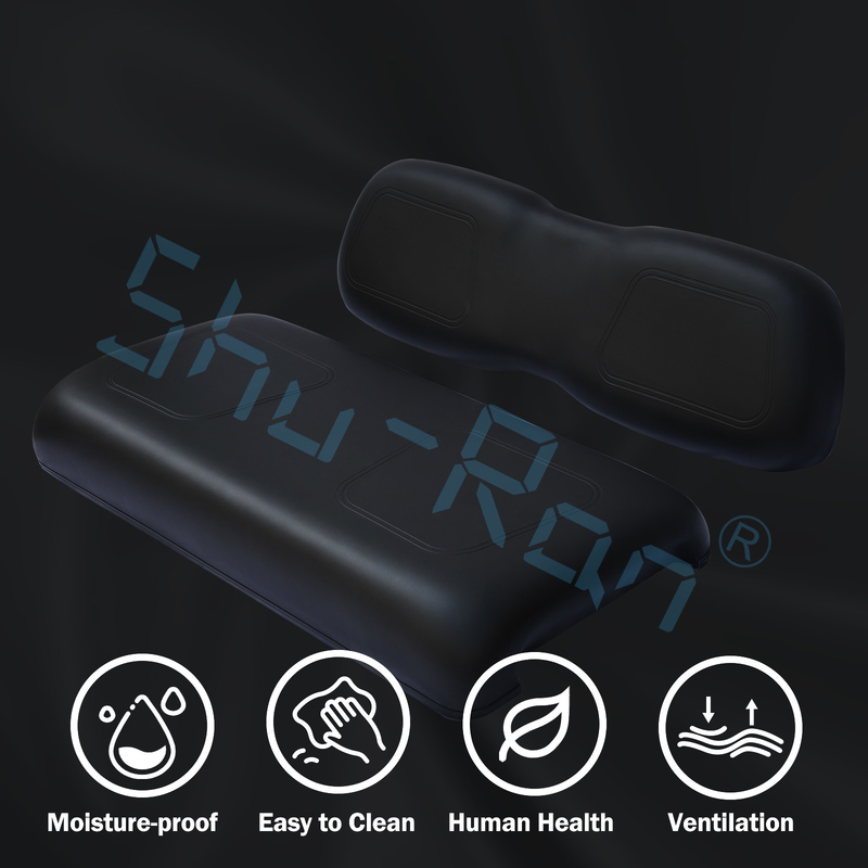 Black Golf Cart Seat Cushion Penggantian Seat Front Cushion Untuk Club Car DS
