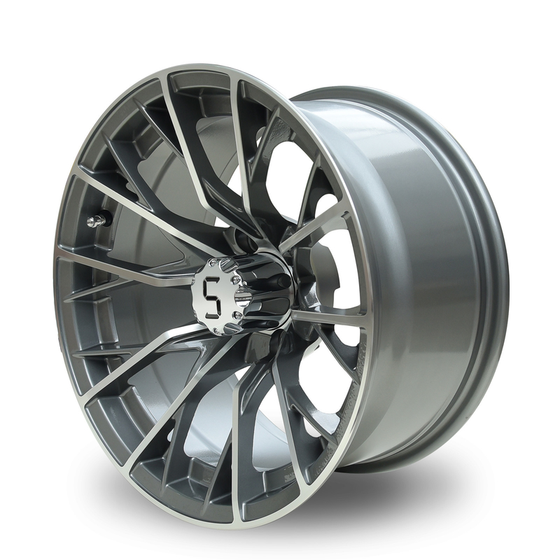 Baru Datang 14 Inch Golf Karet Roda Mesin / Gunmetal ET-25 Custom Support
