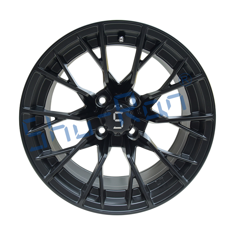 Velg Golf Cart Aluminium Hitam Doff Shuran New 14'' 14x7 Universal 4 Baut