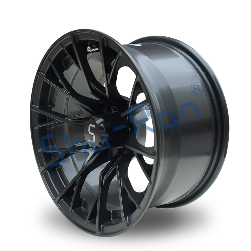 Velg Golf Cart Aluminium Hitam Doff Shuran New 14'' 14x7 Universal 4 Baut