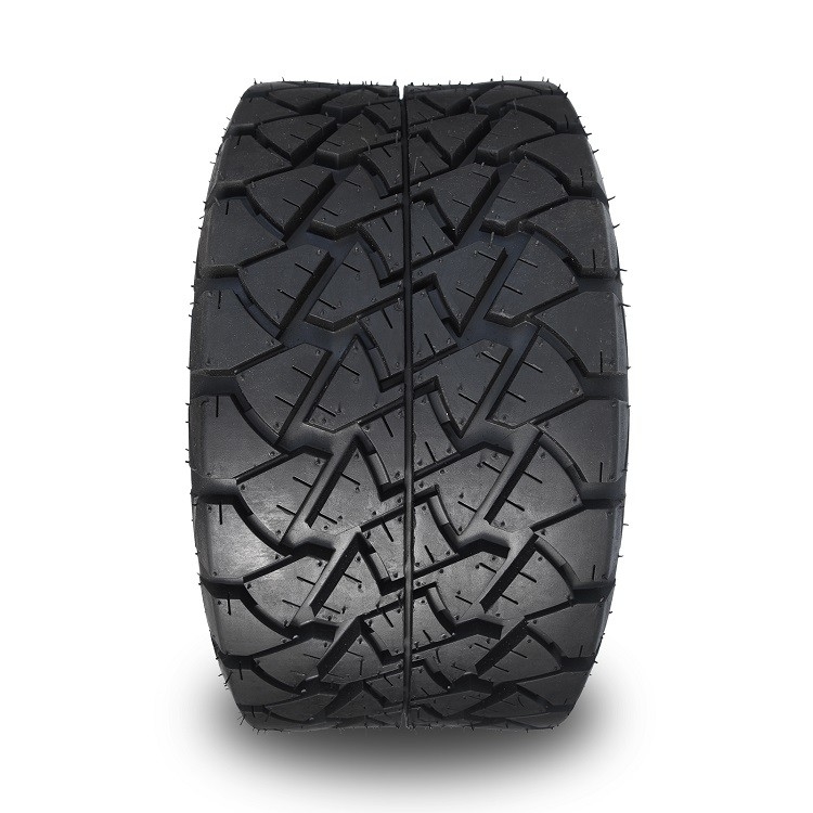 Keranjang Golf 14 '' Roda Aluminium dan 22x10-14 Semua Terrain DOT Ban Combo - Mesin / Glossy Hitam