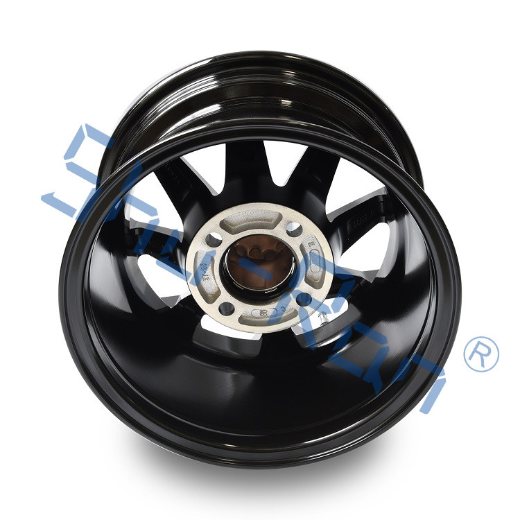 Velg Aluminium Golf Cart 12''/14'' Machined/ Glossy Black untuk Club Car, EZGO, YMH Golf Carts