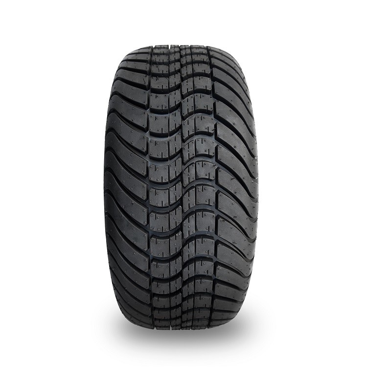 Shu-Ran Baru Eksklusif 12 'Glossy Hitam Golf Karet Roda dan 215/35-12 DOT Street Ban Combo