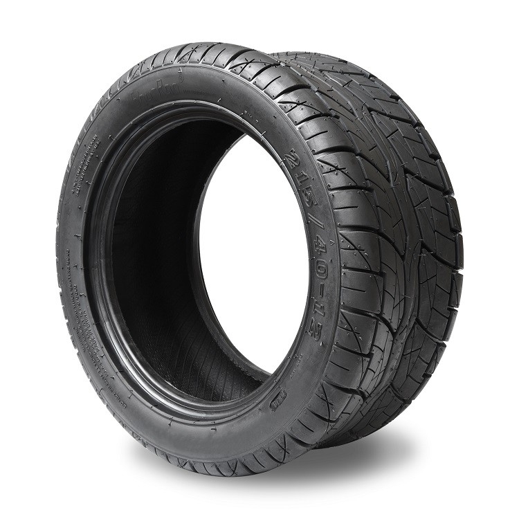 Golf Cart 215/40-12 Street Tubeless Ban Kompatibel dengan 12 Inci Roda (Tidak Perlu Lift)