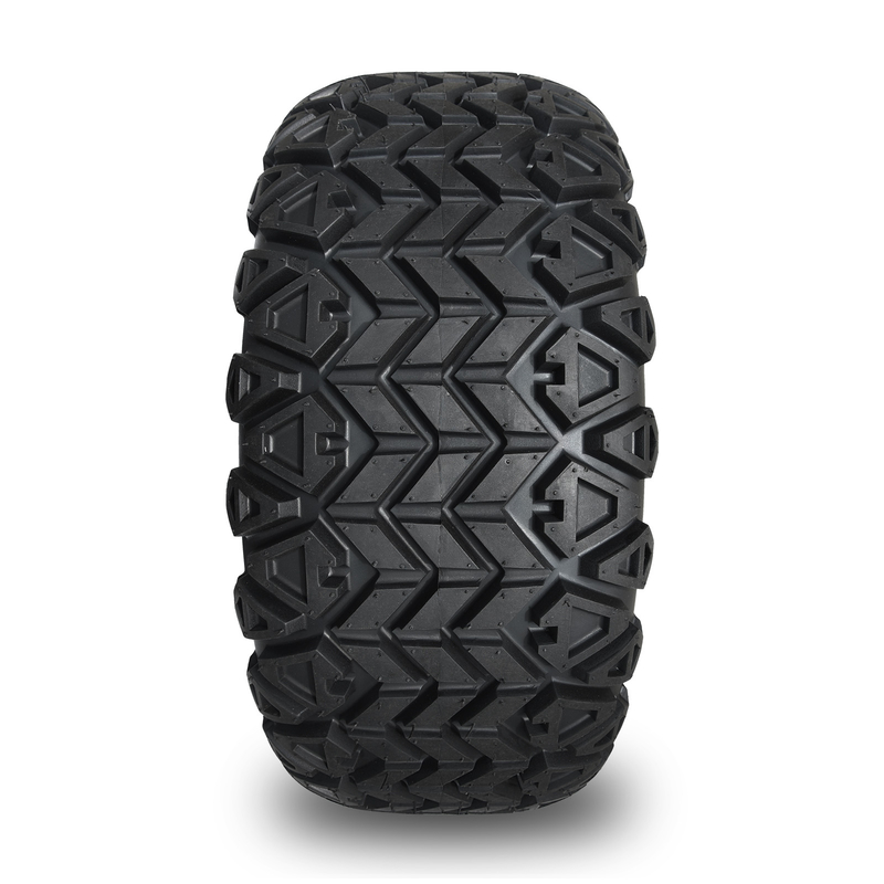 14 Inch Golf Cart Bronze Wheel dan 22x10-14 Off-Road Tire dengan Nuts Lug dan Center Caps