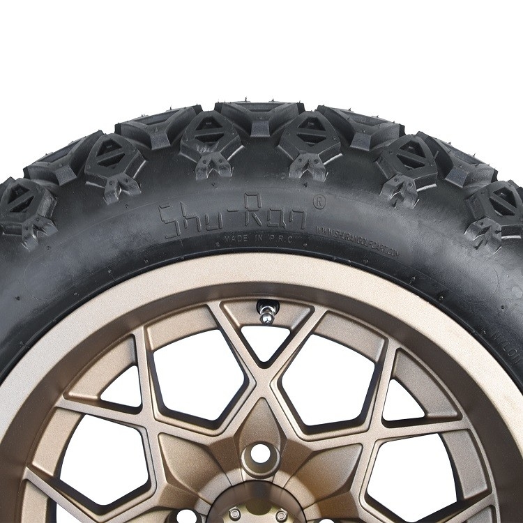 Velg Golf Cart 14'' Perunggu Dan Ban 22x10-14 Membutuhkan Lift PCD 1/101.6