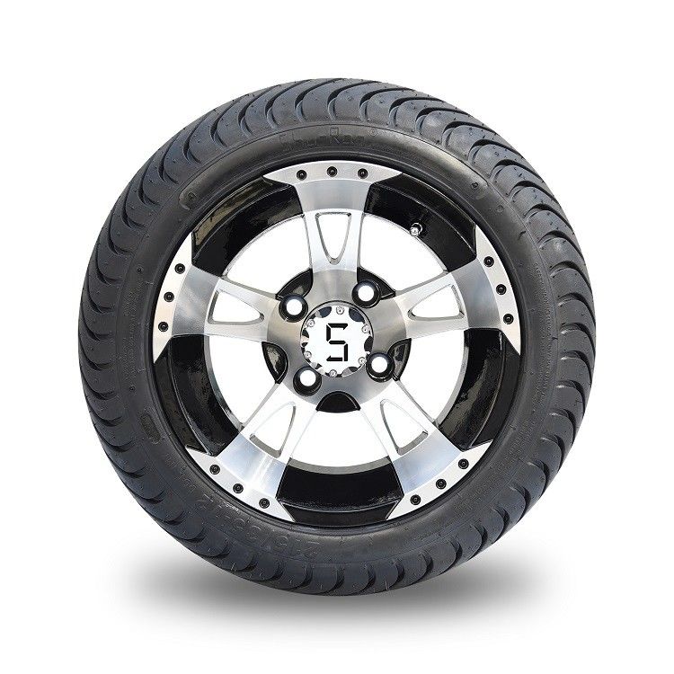 12' roda Golf Karet Dan 215/35-12 Low Profile Golf Karet Ban Combo - Set dari 4