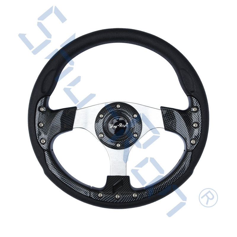 Golf Cart Racing Carbon Fiber Steering Wheel Untuk Club Car, EZGO, Dan Yamaha