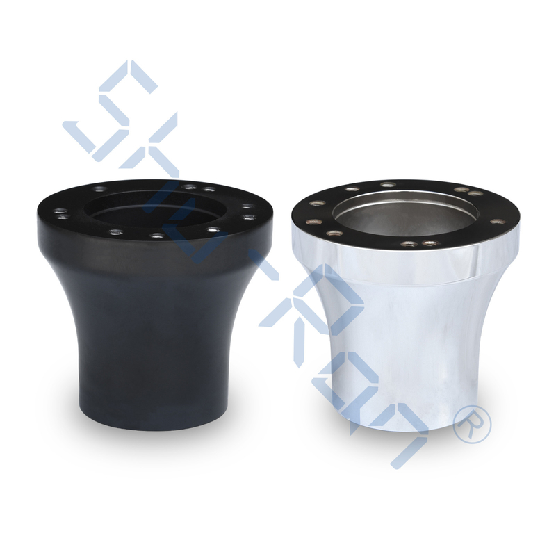 Golf Cart Challenger Grip Hitam / Aluminium Spokes Steering Wheel Untuk Club Car, EZGO, Dan Yamaha