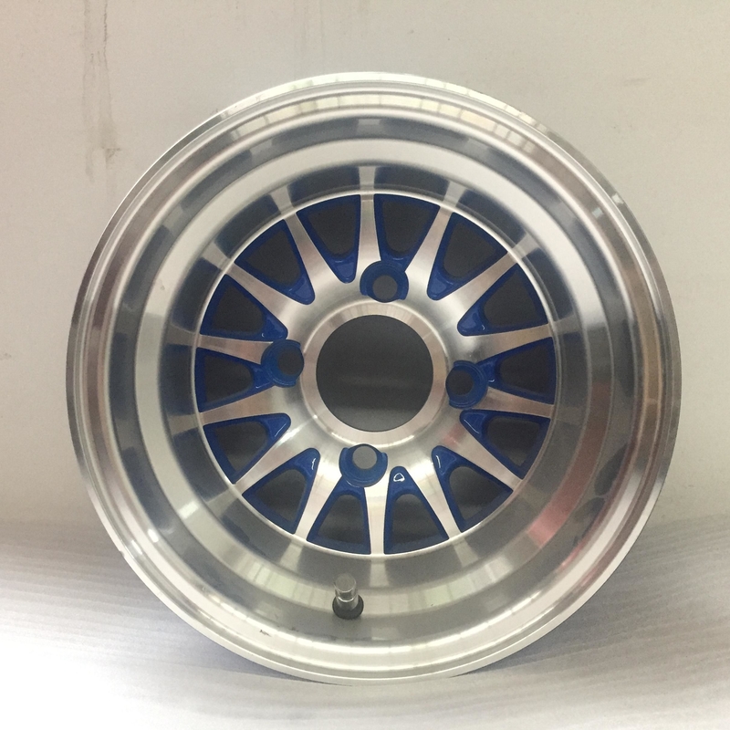 10' Golf Cart Rim Dan 205/50-10 DOT Street Ban Perhimpunan - Mesin / Glossy Hitam