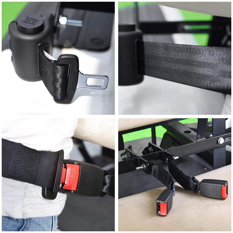 Universal Retraktable Golf Cart Seat Belts dan Bracket Kit untuk 4 Penumpang EZGO TXT Club Car Yamaha