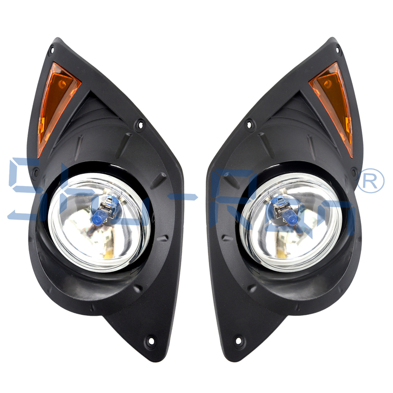 Kit Lampu Dasar Golf Cart untuk Yamaha Drive, Lampu Depan Halogen dan Lampu Belakang LED