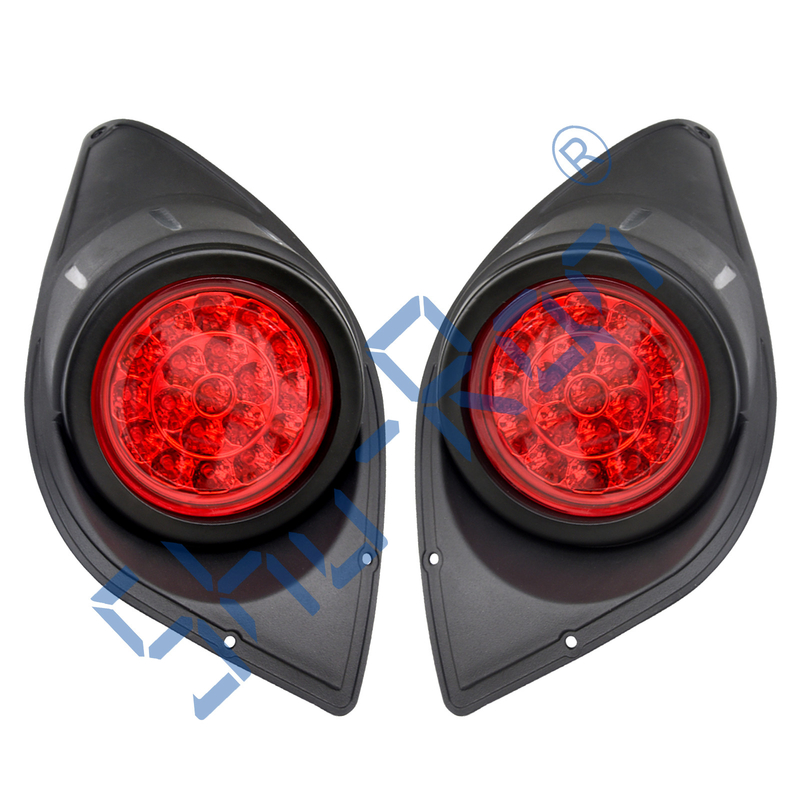 Kit Lampu Dasar Golf Cart untuk Yamaha Drive, Lampu Depan Halogen dan Lampu Belakang LED