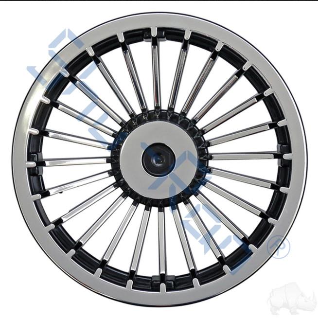 Tutup Roda Golf Cart 8 inci untuk EZGO, Club Car, YAMAHA - Set 4