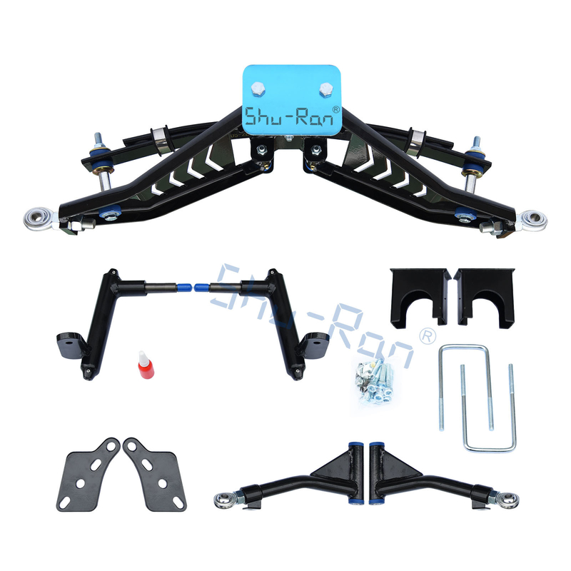 Club Car Precedent 6 inci Heavy Duty Black Steel Golf Cart A-Arm Lift Kit